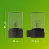 Philips Nayl nástěnná lampa 4W 2700K antracit