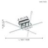 EGLO Stropní svítidlo LASANA 1 95567