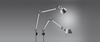 Artemide stolní/nástěnná/stojací lampa Tolomeo E27 8W 220-240V hliník bez podstavce
