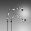 Artemide stolní/nástěnná/stojací LED lampa Tolomeo 8 W 3000K stmívatelná hliník bez podstavce
