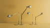 Artemide stolní/nástěnná/stojací LED lampa Tolomeo 8 W 2700K stmívatelná hliník bez podstavce