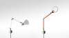 Artemide stolní/nástěnná/stojací lampa Tolomeo Micro 5 W E14 oranžová bez podstavce