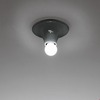 Artemide stropní a nástěnné svítidlo Teti Design Collection E27 antracitová
