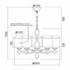 ACA Lighting Textile závěsné svítidlo AD80275
