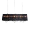 ACA Lighting Textile závěsné svítidlo 3P1200BK