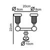 ACA Lighting venkovní bodové svítidlo PAR38 2xE27 No78-B AC.045GL78