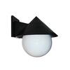 ACA Lighting venkovní nástěnné svítidlo BALL černá opál D20 E27 AC.1801L