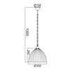 ACA Lighting Prim závěsné svítidlo AD5001M