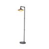 ACA Lighting stojací lampa LIGHTING 1XE27 černá+zlatá kovová 35X25XH156CM PIPE AR4171F156BG