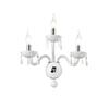 ACA Lighting Crystal nástěnné svítidlo BLK82043WWC