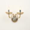 ACA Lighting Crystal nástěnné svítidlo BLK82182WCNC