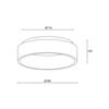 ACA Lighting Decoled LED stropní svítidlo BR81LEDC78WH
