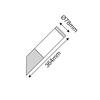 ACA Lighting venkovní nástěnné svítidlo E27 BT1003WU