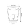 ACA Lighting Garden Wall venkovní nástěnné svítidlo CELIAV1WG