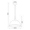 ACA Lighting Decor závěsné svítidlo DCR171183P