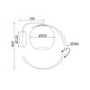 ACA Lighting Decor nástěnné svítidlo DCR17501W