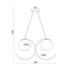 ACA Lighting Decor závěsné svítidlo DCR17502P