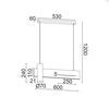 ACA Lighting Decor LED závěsné svítidlo DCR21LEDP60B