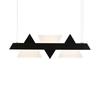 ACA Lighting závěsné svítidlo LED 18W 3000K 1960LM kov černá+akryl 7,5X100XH120CM ARMSTRONG DCR39215