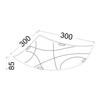 ACA Lighting Wall&Ceiling stropní svítidlo DL186I