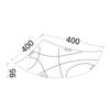 ACA Lighting Wall&Ceiling stropní svítidlo DL187I