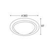 ACA Lighting Wall&Ceiling nástěnné a stropní svítidlo DL250L