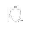 ACA Lighting Wall&Ceiling nástěnné svítidlo DL477C