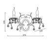 ACA Lighting Elegant nástěnné svítidlo DL9342WWG
