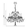ACA Lighting Elegant závěsné svítidlo DL9345PWG
