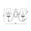 ACA Lighting Textile nástěnné svítidlo DL9502WWB