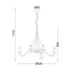ACA Lighting Elegant závěsné svítidlo DLA0015