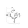 ACA Lighting Elegant nástěnné svítidlo DLA12151W