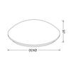 ACA Lighting Wall&Ceiling nástěnné a stropní svítidlo DLA260L