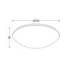ACA Lighting Wall&Ceiling nástěnné a stropní svítidlo DLA260M