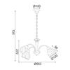 ACA Lighting Prim závěsné svítidlo DLX7393BR