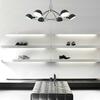 ACA Lighting závěsné svítidlo 6XE14 černý kov D100XH100CM CLOTHO EG4346P100B