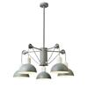 ACA Lighting závěsné svítidlo 5XE14 šedá/bílý kov D68XH85CM CEZANNE EG5795P58G