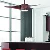 ACA Lighting stropní svítidlo s ventilátorem stmívatelné LED 132cm DC 40W hnědá s dálkovým ovládáním FANKVBR60G
