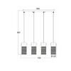 ACA Lighting Style závěsné svítidlo FW50504