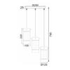 ACA Lighting Style závěsné svítidlo FW50673