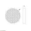 ACA Lighting LED sádrové nástěnné a stropní svítidlo MOND natural 24W 680lm 3000K G8583LED