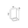 ACA Lighting Gypsum stropní sádrové svítidlo G95181C