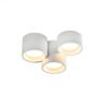 ACA Lighting stropní sádrové svítidlo GENI kulaté bílé 3xGX53 G96013