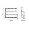 ACA Lighting LED HIGH POWER FLOOD reflektor 720W, 111600lm, 5000K, 60°, 230V AC, IP65, IK10 GLAD7205060