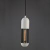 ACA Lighting závěsné svítidlo 1XE27 bílý kov D10XH120CM LAB HM171P8WH