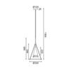 ACA Lighting Avantgarde závěsné svítidlo HM281P33WB