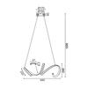 ACA Lighting Decoled LED závěsné svítidlo HM91LEDP64CH