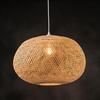 ACA Lighting závěsné svítidlo SYMI 1xE27 bambus HX477P