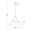 ACA Lighting Style závěsné svítidlo KS07881PWH