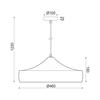 ACA Lighting Vintage závěsné svítidlo KS07961PKG